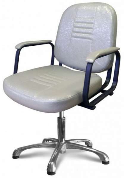 Парикмахерское кресло "Бриз" пневматика хром